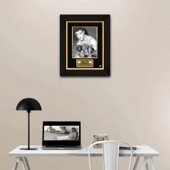 RARE-T Rocky Marciano Unbeaten Memorial Photo Limited Signature Edition Licensed Custom Frame