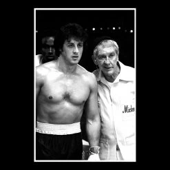 RARE-T Rocky Script Limited Signature Edition Studio Licensed Custom Frame Sports Memorabilia