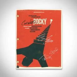 RARE-T Rocky Script Limited Signature Edition Studio Licensed Custom Frame Sports Memorabilia