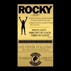 PPC Rocky - Psa/Dna Certified Hand-Signed Boxing Boot By Sylvester Stallone Custom Frame Signed Memorabilia