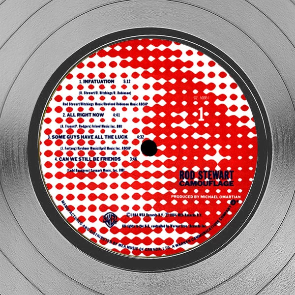 Rare-T Rod Stewart Camouflage Limited Signature Edition Studio Licensed Platinum LP Custom Frame Limited Edition Frames 5 Rare-T Rod Stewart Camouflage Limited Signature Edition Studio Licensed Platinum LP Custom Frame Limited Edition Frames