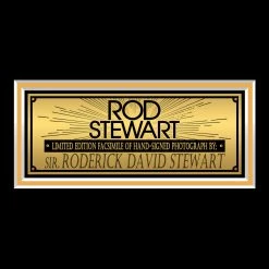 RARE-T Limited Edition Frames Rod Stewart Photo Limited Signature Edition Studio Licensed Custom Frame