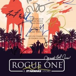 RARE-T Star Wars Rogue One Script Limited Signature Edition Studio Licensed Custom Frame Limited Edition Frames