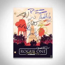 RARE-T Star Wars Rogue One Script Limited Signature Edition Studio Licensed Custom Frame Limited Edition Frames