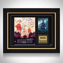 RARE-T Star Wars Rogue One Script Limited Signature Edition Studio Licensed Custom Frame Limited Edition Frames