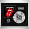 RARE-T The Rolling Stones Classic Tongue Platinum LP Limited Signature Edition Studio Licensed Custom Frame Limited Edition Frames