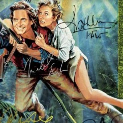 RARE-T Romancing The Stone Photo Limited Signature Edition Studio Licensed Custom Frame Limited Edition Frames