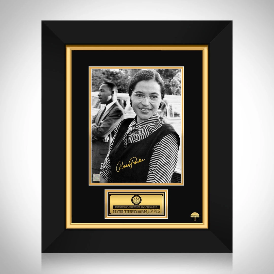 RARE-T Ready To Ship! - Rosa Parks Mother Of Freedom Movement Memorial Photo Limited Signature Edition Licensed Custom Frame 1 RARE-T Ready To Ship! - Rosa Parks Mother Of Freedom Movement Memorial Photo Limited Signature Edition Licensed Custom Frame