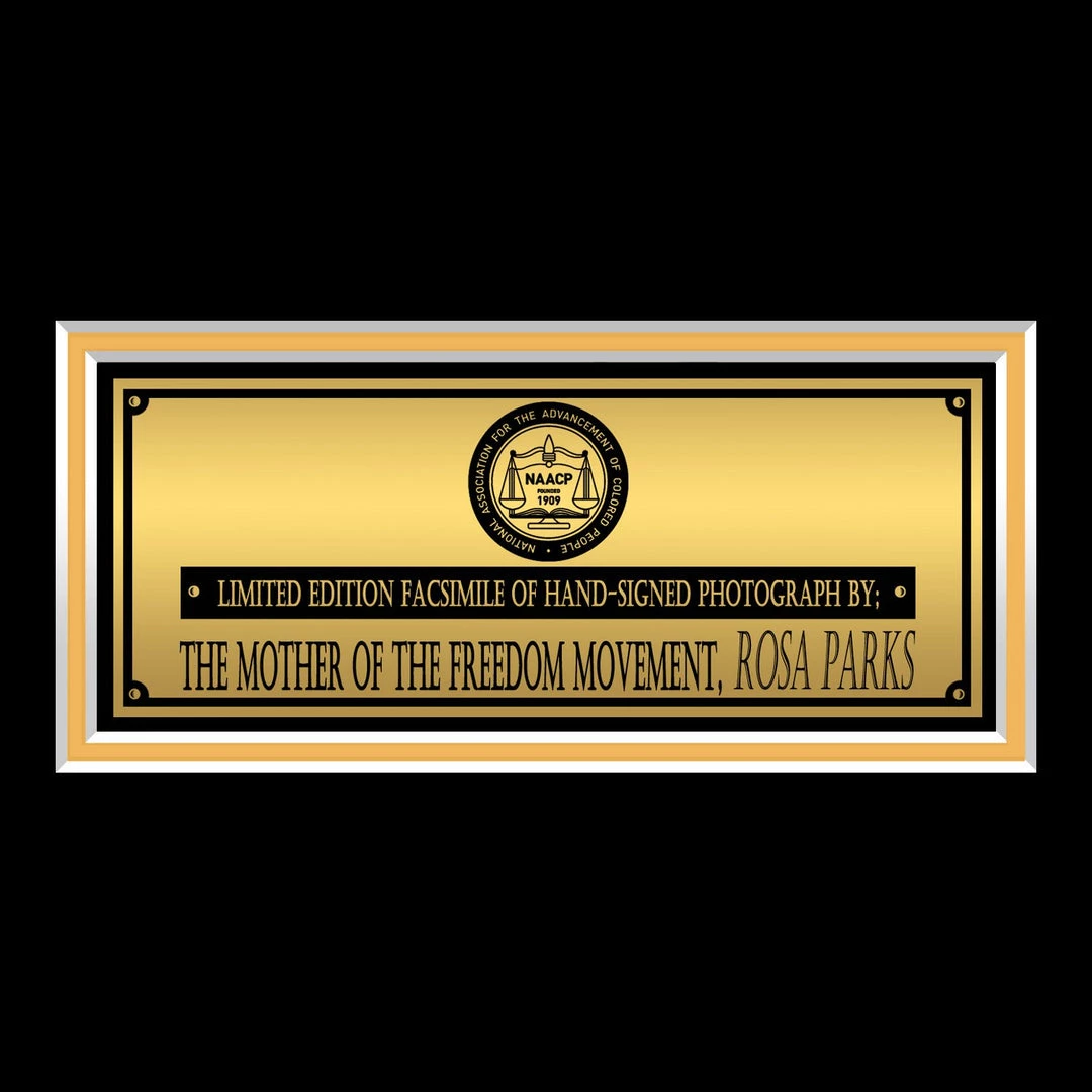 RARE-T Ready To Ship! - Rosa Parks Mother Of Freedom Movement Memorial Photo Limited Signature Edition Licensed Custom Frame 4 RARE-T Ready To Ship! - Rosa Parks Mother Of Freedom Movement Memorial Photo Limited Signature Edition Licensed Custom Frame
