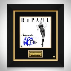 RARE-T RuPaul Supermodel (You Better Work) LP Cover Limited Signature Edition Studio Licensed Custom Frame