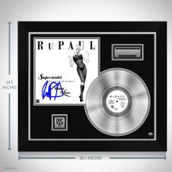 RARE-T RuPaul - Supermodel (You Better Work) Platinum LP Limited Signature Edition Studio Licensed Custom Frame