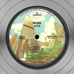 RARE-T Rush 2112 Platinum LP Limited Signature Edition Studio Licensed Custom Frame