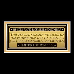 RARE-T Rush Power Windows Gold LP Limited Signature Edition Studio Licensed Custom Frame Limited Edition Frames