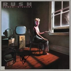 RARE-T Rush Power Windows Gold LP Limited Signature Edition Studio Licensed Custom Frame Limited Edition Frames