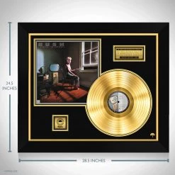 RARE-T Rush Power Windows Gold LP Limited Signature Edition Studio Licensed Custom Frame Limited Edition Frames