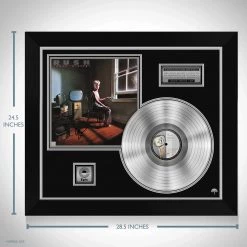 RARE-T Rush Power Windows Neil Peart Platinum LP Limited Signature Edition Studio Licensed Custom Frame
