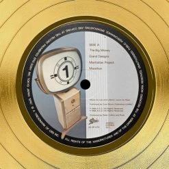 RARE-T Rush Power Windows Gold LP Limited Signature Edition Studio Licensed Custom Frame Limited Edition Frames