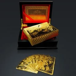 RARE-T 24K Gold Plated Playing Cards With Mount Rushmore Pattern Ready To Ship! 48 Hour Shipping!