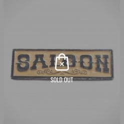 RARE-T Barware & Signs Distressed Wooden 'Wild West Style Saloon' Bar/Tavern/Pub Sign