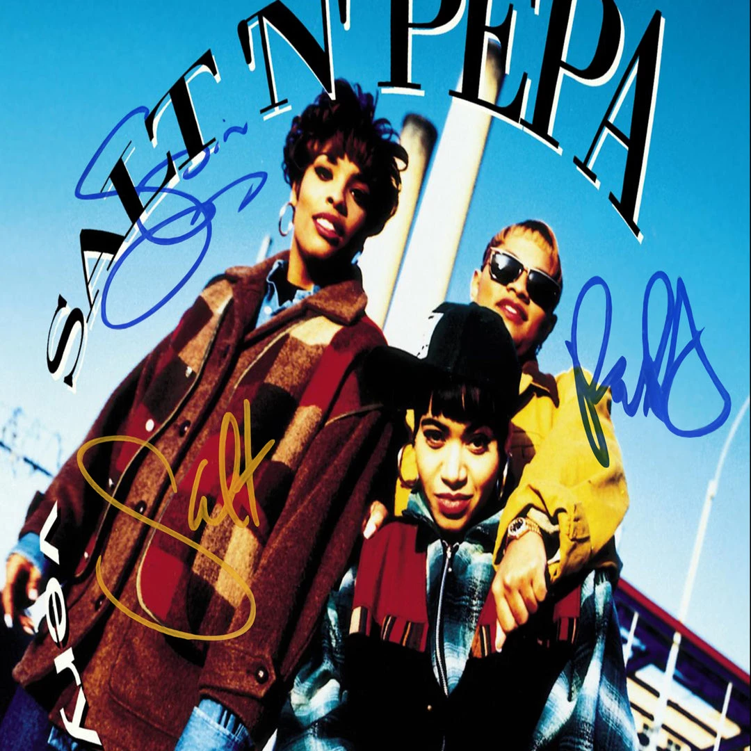 RARE-T Salt 'N" Pepa - Very Necessary Platinum LP Limited Signature Edition Studio Licensed Custom Frame 8 RARE-T Salt 'N" Pepa - Very Necessary Platinum LP Limited Signature Edition Studio Licensed Custom Frame