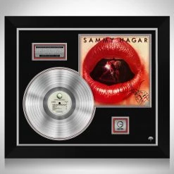 RARE-T Sammy Hagar Three Lock Box Platinum LP Limited Signature Edition Studio Licensed Custom Frame Limited Edition Frames