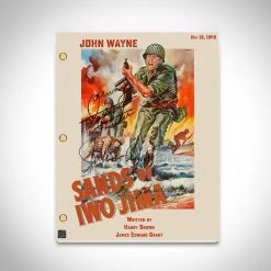 RARE-T Sands Of Iwo Jima Transcript Limited Signature Edition Studio Licensed Custom Frame