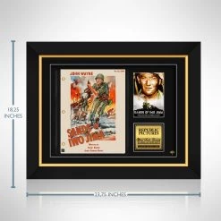 RARE-T Sands Of Iwo Jima Transcript Limited Signature Edition Studio Licensed Custom Frame