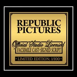 RARE-T Sands Of Iwo Jima Transcript Limited Signature Edition Studio Licensed Custom Frame