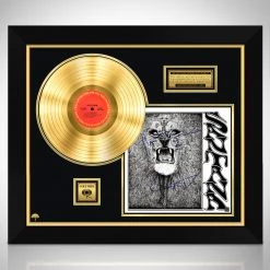 RARE-T Santana Gold LP Limited Signature Edition Studio Licensed Custom Frame Limited Edition Frames