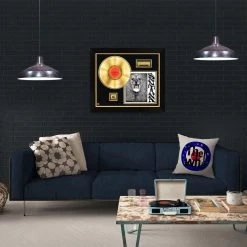 RARE-T Santana Gold LP Limited Signature Edition Studio Licensed Custom Frame Limited Edition Frames