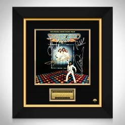 RARE-T Saturday Night Fever - Original Movie Soundtrack LP Cover Limited Signature Edition Studio Licensed Custom Frame