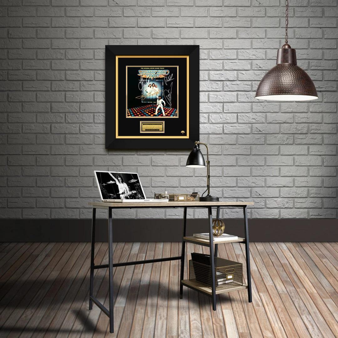 RARE-T Saturday Night Fever - Original Movie Soundtrack LP Cover Limited Signature Edition Studio Licensed Custom Frame 3 RARE-T Saturday Night Fever - Original Movie Soundtrack LP Cover Limited Signature Edition Studio Licensed Custom Frame