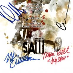 RARE-T Limited Edition Frames Saw Movie Script Limited Signature Edition Studio Licensed Custom Frame