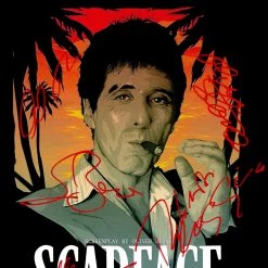 RARE-T Scarface Movie Script Limited Signature Edition Studio Licensed Custom Frame Limited Edition Frames