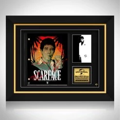 RARE-T Scarface Movie Script Limited Signature Edition Studio Licensed Custom Frame Limited Edition Frames