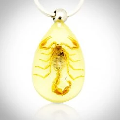 Insect Ancient Artifacts Authentic 'Golden Scorpion' Keychain