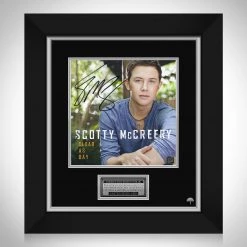 RARE-T Scotty McCreery - Clear As Day LP Cover Limited Signature Edition Studio Licensed Custom Frame Limited Edition Frames