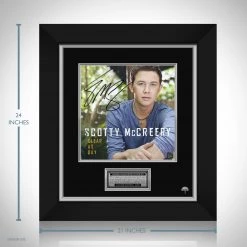 RARE-T Scotty McCreery - Clear As Day LP Cover Limited Signature Edition Studio Licensed Custom Frame Limited Edition Frames