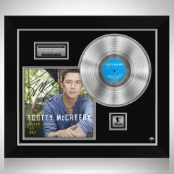 RARE-T Scotty McCreery - Clear As Day Limited Signature Edition Studio Licensed Platinum LP Custom Frame Limited Edition Frames