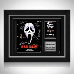 RARE-T Scream Movie Script Limited Signature Edition Studio Licensed Custom Frame