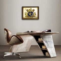 RARE-T Ready To Ship! 48 Hour Shipping! Seagrams's V.O. - Canadian Whisky Vintage Reverse Painted Bar Mirror/Advertisement