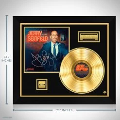 RARE-T Jerry Seinfeld - Jerry Before Seinfeld Gold LP Limited Signature Edition Studio Licensed Custom Frame Limited Edition Frames 12 RARE-T Jerry Seinfeld - Jerry Before Seinfeld Gold LP Limited Signature Edition Studio Licensed Custom Frame Limited Edition Frames