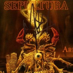 RARE-T Limited Edition Frames Sepultura Arise Gold LP Limited Signature Edition Licensed Custom Frame