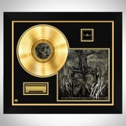 Rare-T Sepultura - The Mediator Limited Signature Edition Studio Licensed Gold LP Custom Frame Limited Edition Frames