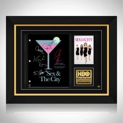 RARE-T Sex And The City Script Limited Signature Edition Studio Licensed Custom Frame