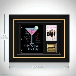 RARE-T Sex And The City Script Limited Signature Edition Studio Licensed Custom Frame