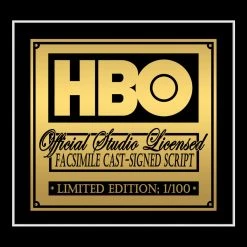 RARE-T Sex And The City Script Limited Signature Edition Studio Licensed Custom Frame