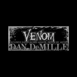 VAULT COLLECTIBLES Signed Memorabilia Sexy Venom- Hand-Signed Artwork Print By Artist Dan Demille Custom Frame