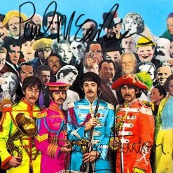 RARE-T Limited Edition Frames The Beatles Sgt. Pepper's Lonely Hearts Club Band Gold LP Limited Signature Edition Studio Licensed Custom Frame 14 RARE-T Limited Edition Frames The Beatles Sgt. Pepper's Lonely Hearts Club Band Gold LP Limited Signature Edition Studio Licensed Custom Frame