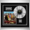 RARE-T The Beatles Sgt. Pepper's Lonely Hearts Club Band Platinum LP Limited Signature Edition Studio Licensed Custom Frame